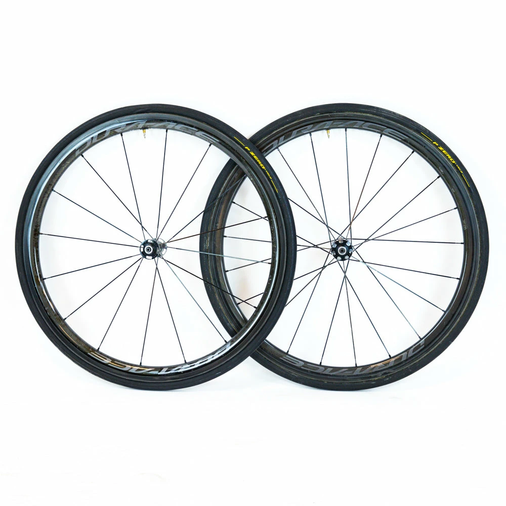 Shimano Dura-Ace C40 R9100 Tubular Wheelset - Rim Brake 4 Shimano Dura-Ace C40 R9100 Tubular Wheelset - Rim Brake - Billede 2