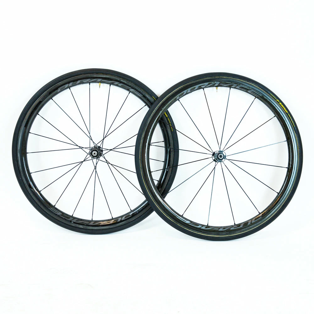 Shimano Dura-Ace C40 R9100 Tubular Wheelset - Rim Brake 4 Shimano Dura-Ace C40 R9100 Tubular Wheelset - Rim Brake - Billede 2