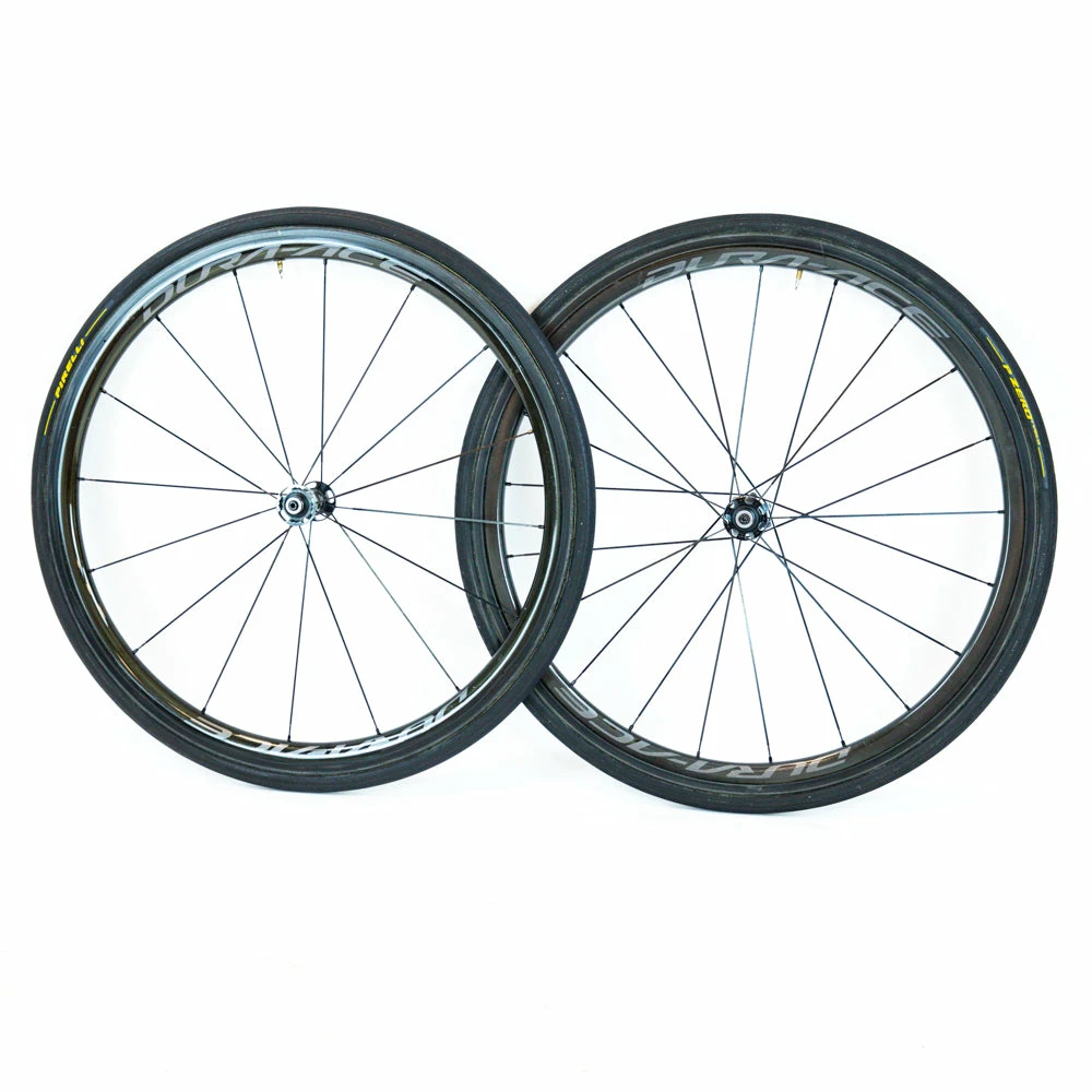 Shimano Dura-Ace C40 R9100 Tubular Wheelset - Rim Brake 4 Shimano Dura-Ace C40 R9100 Tubular Wheelset - Rim Brake - Billede 2