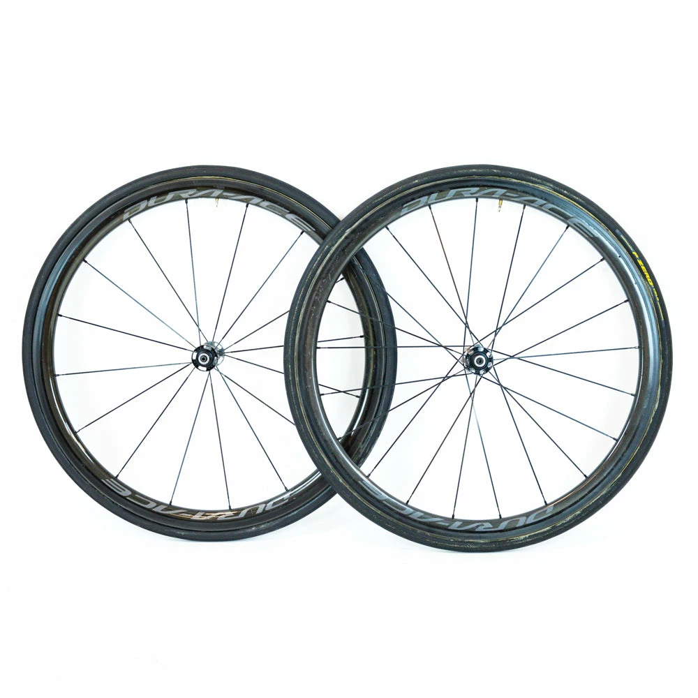 Shimano Dura-Ace C40 R9100 Tubular Wheelset - Rim Brake 4 Shimano Dura-Ace C40 R9100 Tubular Wheelset - Rim Brake - Billede 2