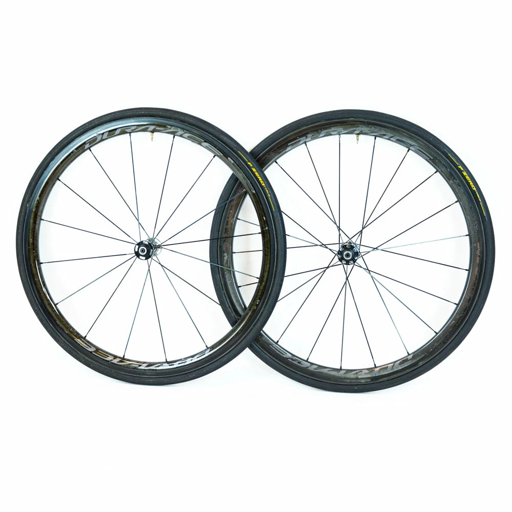 Shimano Dura-Ace C40 R9100 Tubular Wheelset - Rim Brake 4 Shimano Dura-Ace C40 R9100 Tubular Wheelset - Rim Brake - Billede 2