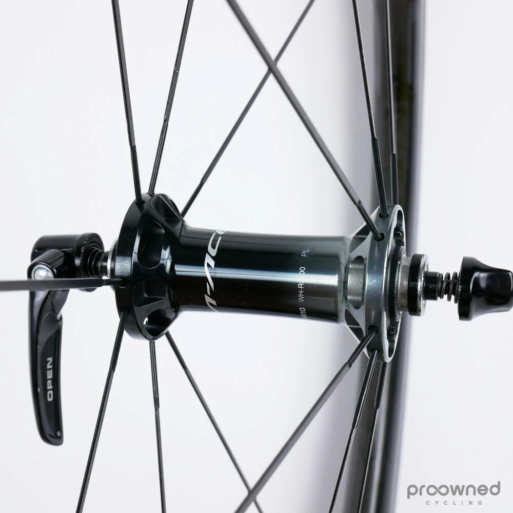 Shimano Dura-Ace WH-R9100 C40 Carbon Tubular Rim Wheelset 10 Shimano Dura-Ace WH-R9100 C40 Carbon Tubular Rim Wheelset - Billede 8