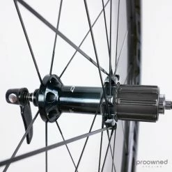 Shimano Dura-Ace WH-R9100 C40 Carbon Tubular Rim Wheelset 31 Shimano Dura-Ace WH-R9100 C40 Carbon Tubular Rim Wheelset -Enve Tire Salg P1370426 2