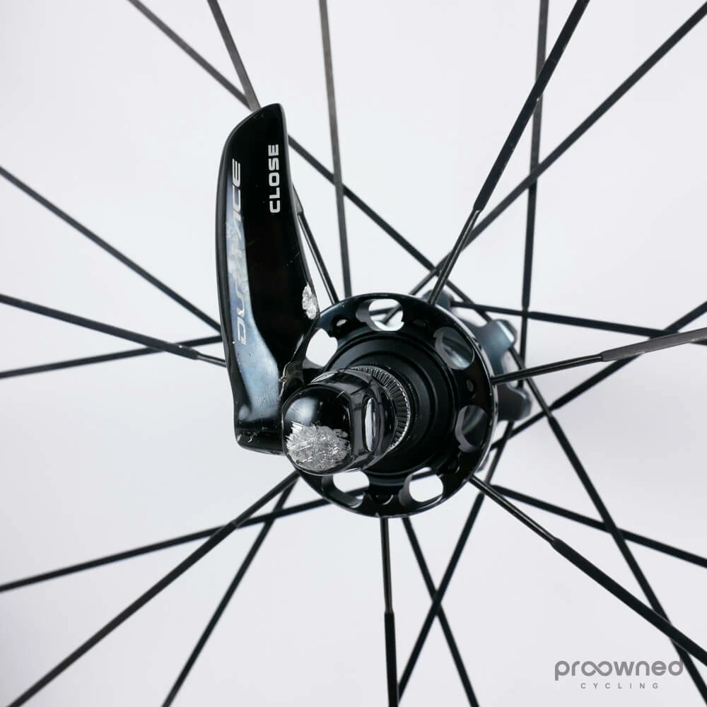 Shimano Dura-Ace WH-R9100 C40 Carbon Tubular Rim Wheelset 8 Shimano Dura-Ace WH-R9100 C40 Carbon Tubular Rim Wheelset - Billede 6