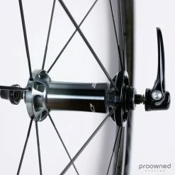 Shimano Dura-Ace WH-R9100 C40 Carbon Tubular Rim Wheelset 16 Shimano Dura-Ace WH-R9100 C40 Carbon Tubular Rim Wheelset -Enve Tire Salg P1370653 3