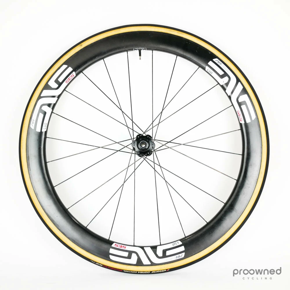 ENVE SES 4.5 AR Disc Tubular Carbon Front Wheel 4 ENVE SES 4.5 AR Disc Tubular Carbon Front Wheel - Billede 2