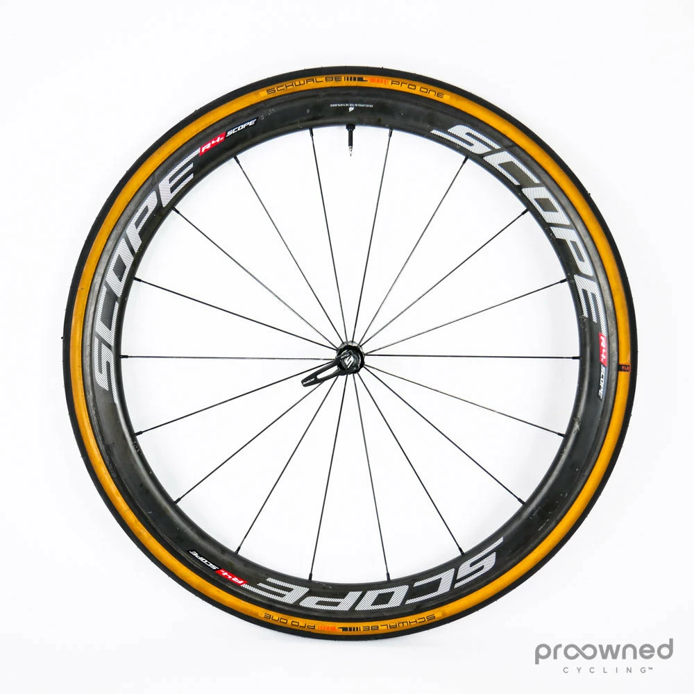 Scope R4C Carbon Clincher Rim Front Wheel 4 Scope R4C Carbon Clincher Rim Front Wheel - Billede 2