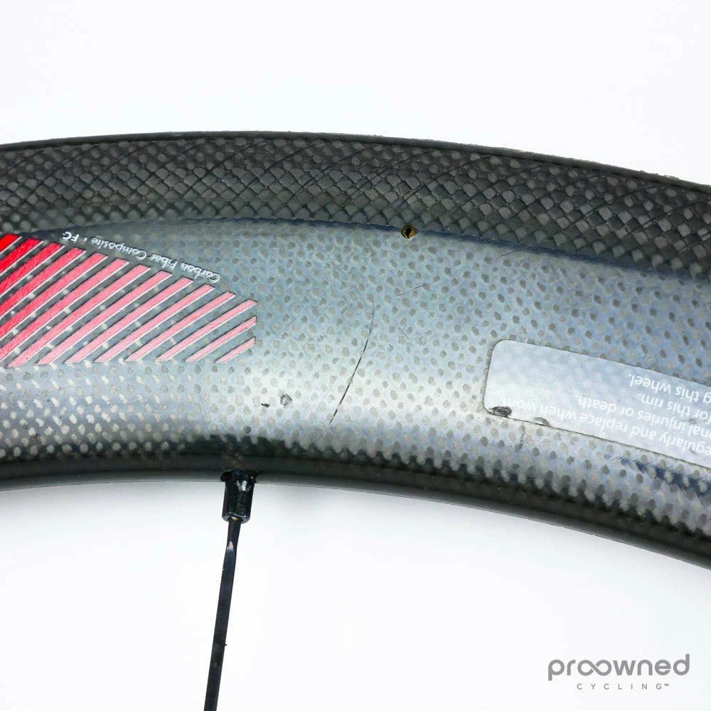 Fulcrum Speed 55T Tubular Wheelset - Black/Red 5 Fulcrum Speed 55T Tubular Wheelset - Black/Red - Billede 3