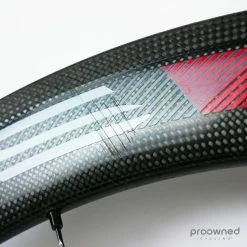 Fulcrum Speed 55T Tubular Wheelset - Black/Red 11 Fulcrum Speed 55T Tubular Wheelset - Black/Red -Enve Tire Salg P1760098