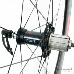 Fulcrum Speed 55T Tubular Wheelset - Black/Red 13 Fulcrum Speed 55T Tubular Wheelset - Black/Red -Enve Tire Salg P1760106