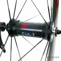 Fulcrum Speed 55T Tubular Front Wheel - Black/Red -Enve Tire Salg P1760186
