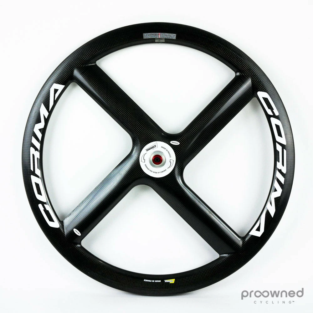 Corima 4 Spoke S Carbon Front Wheel 4 Corima 4 Spoke S Carbon Front Wheel - Billede 2