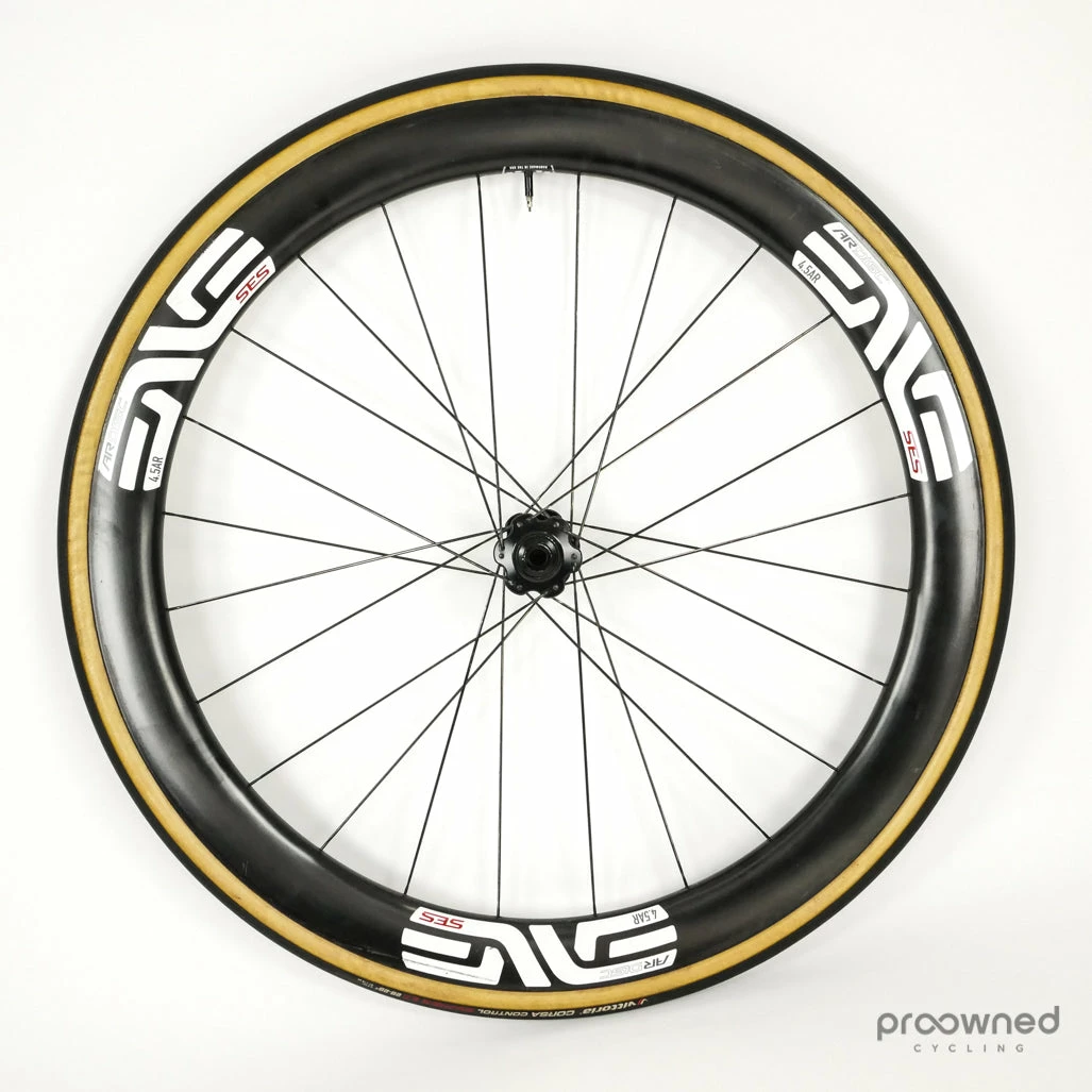 ENVE SES 4.5 AR Disc Tubular Carbon Front Wheel 4 ENVE SES 4.5 AR Disc Tubular Carbon Front Wheel - Billede 2