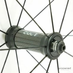 Fulcrum Speed 55T Tubular Wheelset - Black/White -Enve Tire Salg P1870203