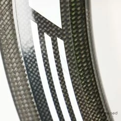 Fulcrum Speed 55T Tubular Wheelset - Black/White -Enve Tire Salg P1870204