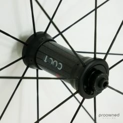 Fulcrum Speed 55T Tubular Wheelset - Black/White -Enve Tire Salg P1870209