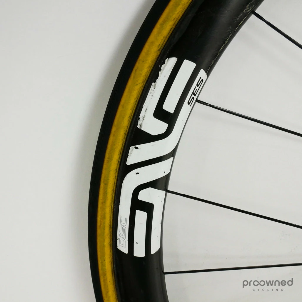 ENVE SES 3.4 Disc Tubular Carbon Front Wheel 4 ENVE SES 3.4 Disc Tubular Carbon Front Wheel - Billede 2