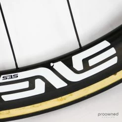 ENVE SES 3.4 NBT Carbon Tubular Rim Brake Rear Wheel -Enve Tire Salg P1890828