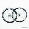 Fulcrum Speed 40T/55T Tubular Wheelset - Black/White -Enve Tire Salg P1760160