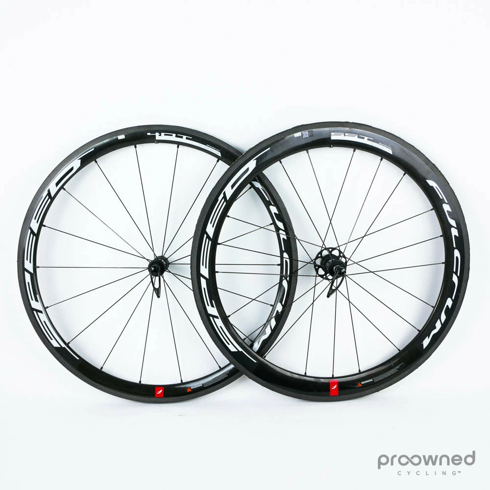 Fulcrum Speed 40T/55T Tubular Wheelset - Black/White 4 Fulcrum Speed 40T/55T Tubular Wheelset - Black/White - Billede 2
