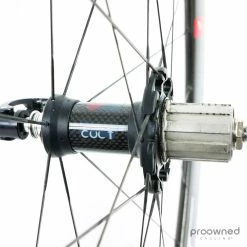 Fulcrum Speed 40T/55T Tubular Wheelset - Black/White 11 Fulcrum Speed 40T/55T Tubular Wheelset - Black/White -Enve Tire Salg P1760170