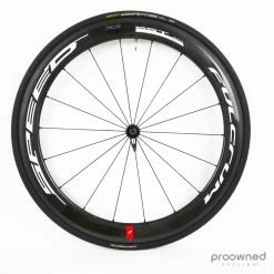 Fulcrum Speed 55T Tubular Front Wheel - Black/White