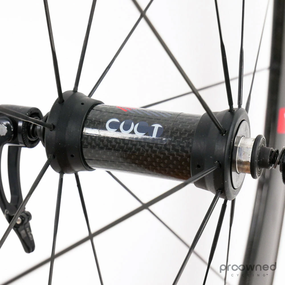 Fulcrum Speed 55T Tubular Front Wheel - Black/White 5 Fulcrum Speed 55T Tubular Front Wheel - Black/White - Billede 3