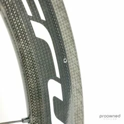 Fulcrum Speed 55T Tubular Wheelset - Black/White -Enve Tire Salg P1870212