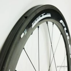 Fulcrum Speed 55T Tubular Wheelset - Black/White -Enve Tire Salg P1870214