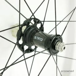 Fulcrum Speed 55T Tubular Wheelset - Black/White -Enve Tire Salg P1870216