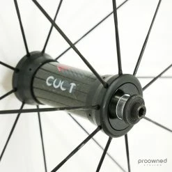 Fulcrum Speed 55T Tubular Wheelset - Black/White -Enve Tire Salg P1870217