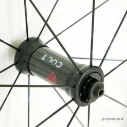 Fulcrum Speed 55T Tubular Wheelset - Black/White -Enve Tire Salg P1870222