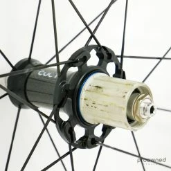 Fulcrum Speed 55T Tubular Wheelset - Black/White -Enve Tire Salg P1870223